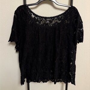 Torrid Romantic WhimsiGoth Fairy Lace Top Size 3X